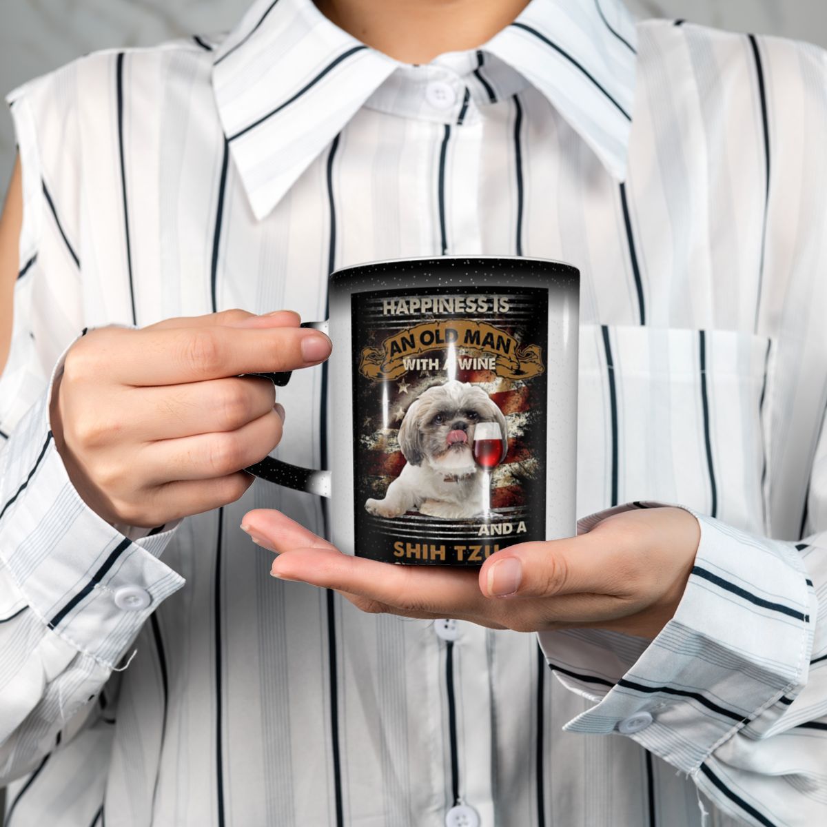 Happiness Is An Old Man With A - огляд і ціна Coffee Tea Near