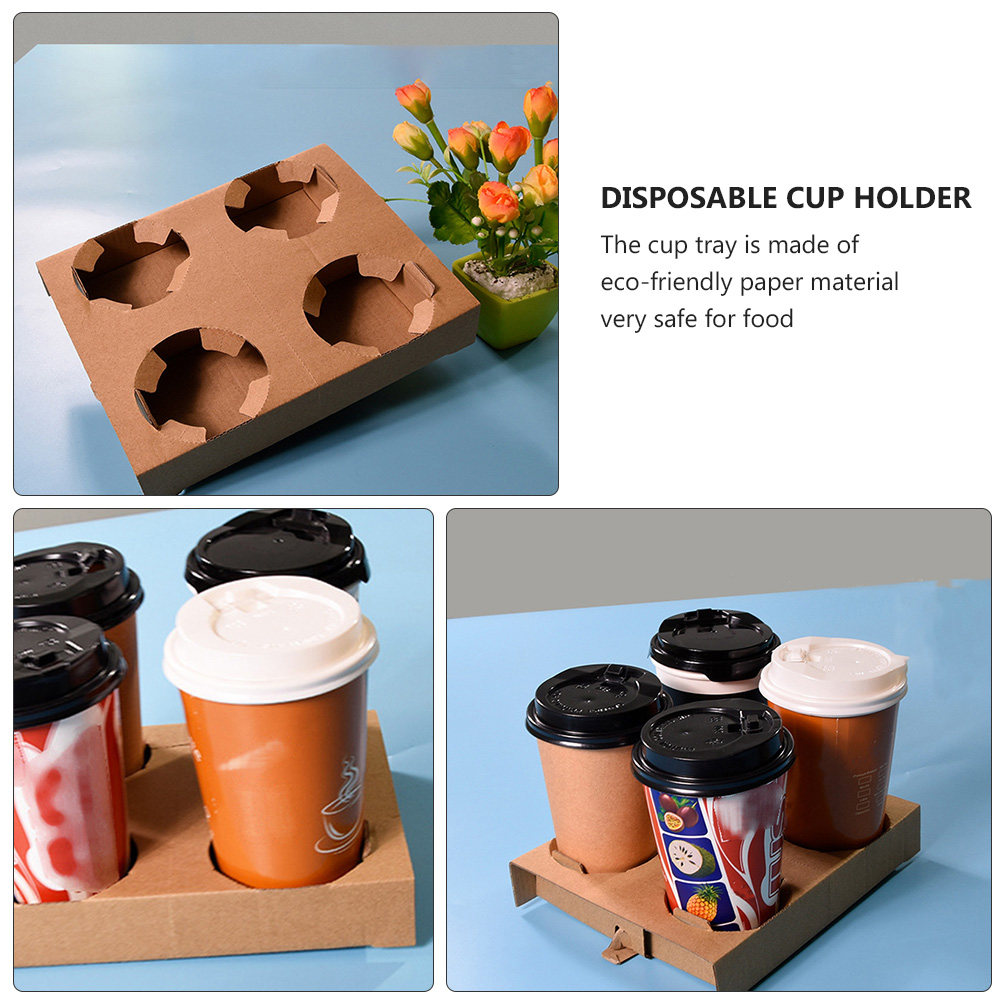 10Pcs Eco-Friendly Biodegradab - огляд і ціна Coffee Tea Holder