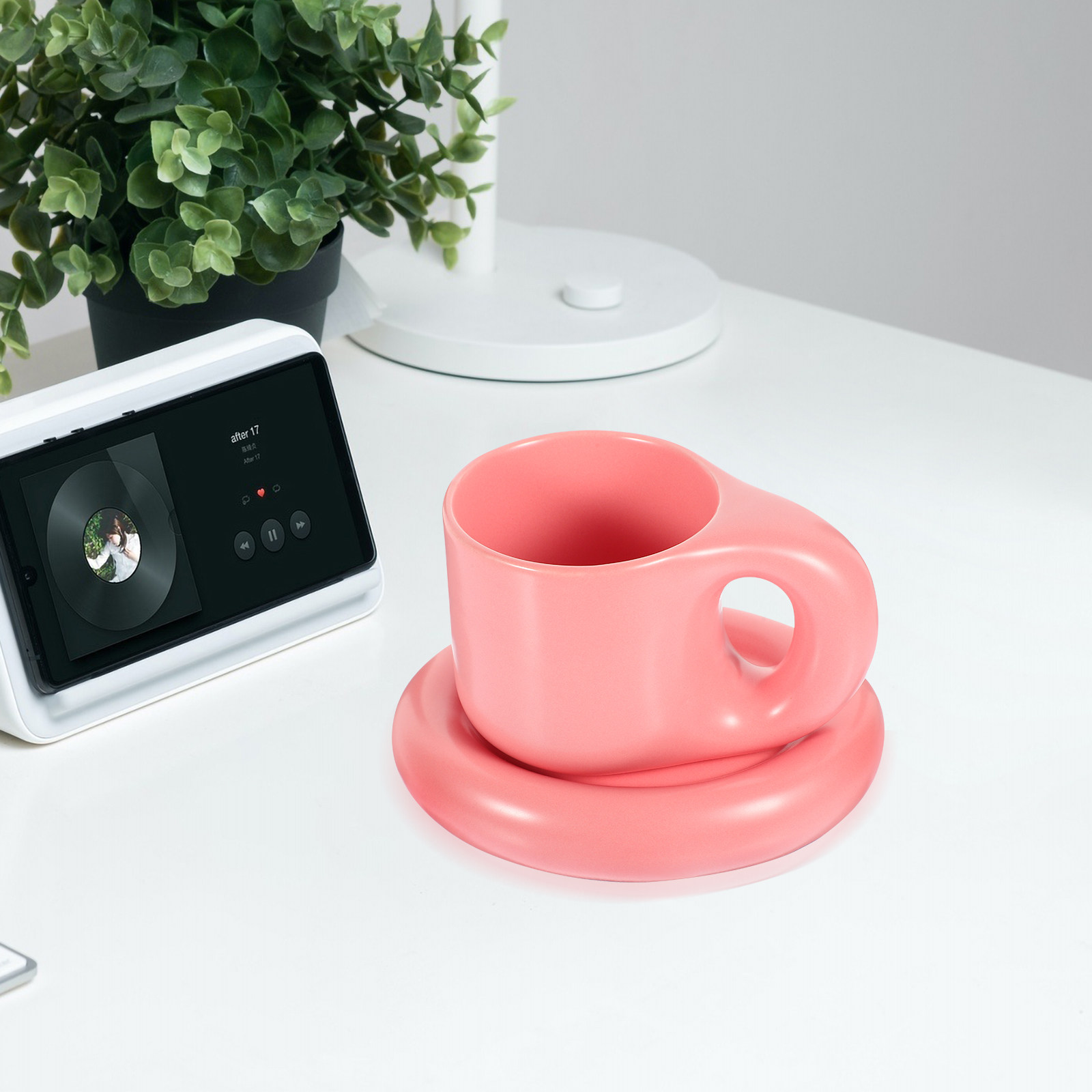 Ceramic Coffee Cup Set with Sa - огляд і ціна Coffee Tea Chocolate