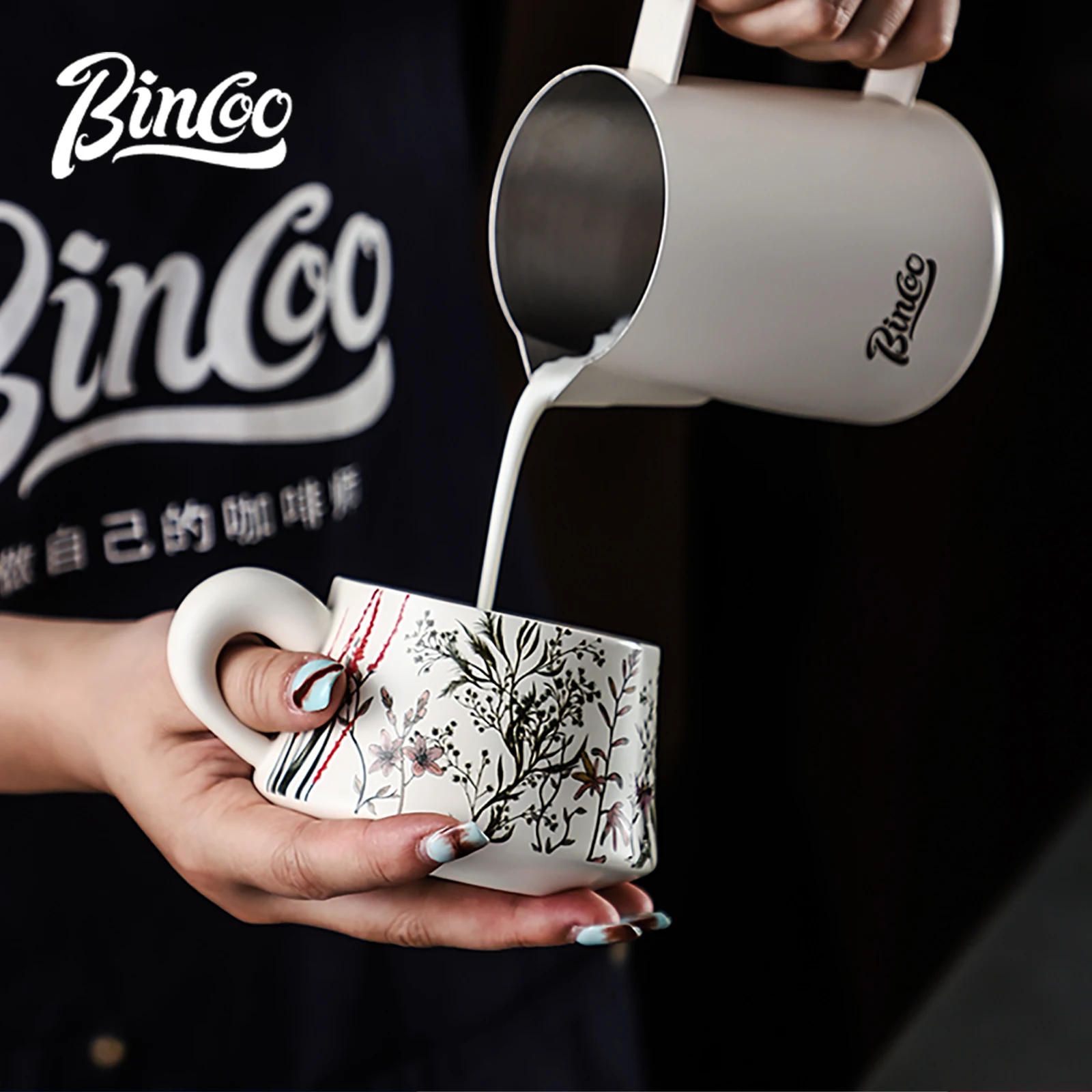 BINCOO 260ml Ceramic Coffee Cu - огляд і ціна Espresso Cup Saucer