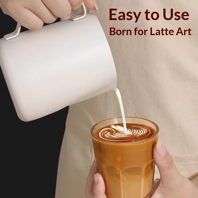 Coffee Milk Frothing Pitcher J - огляд і ціна Barista Milk Jug
