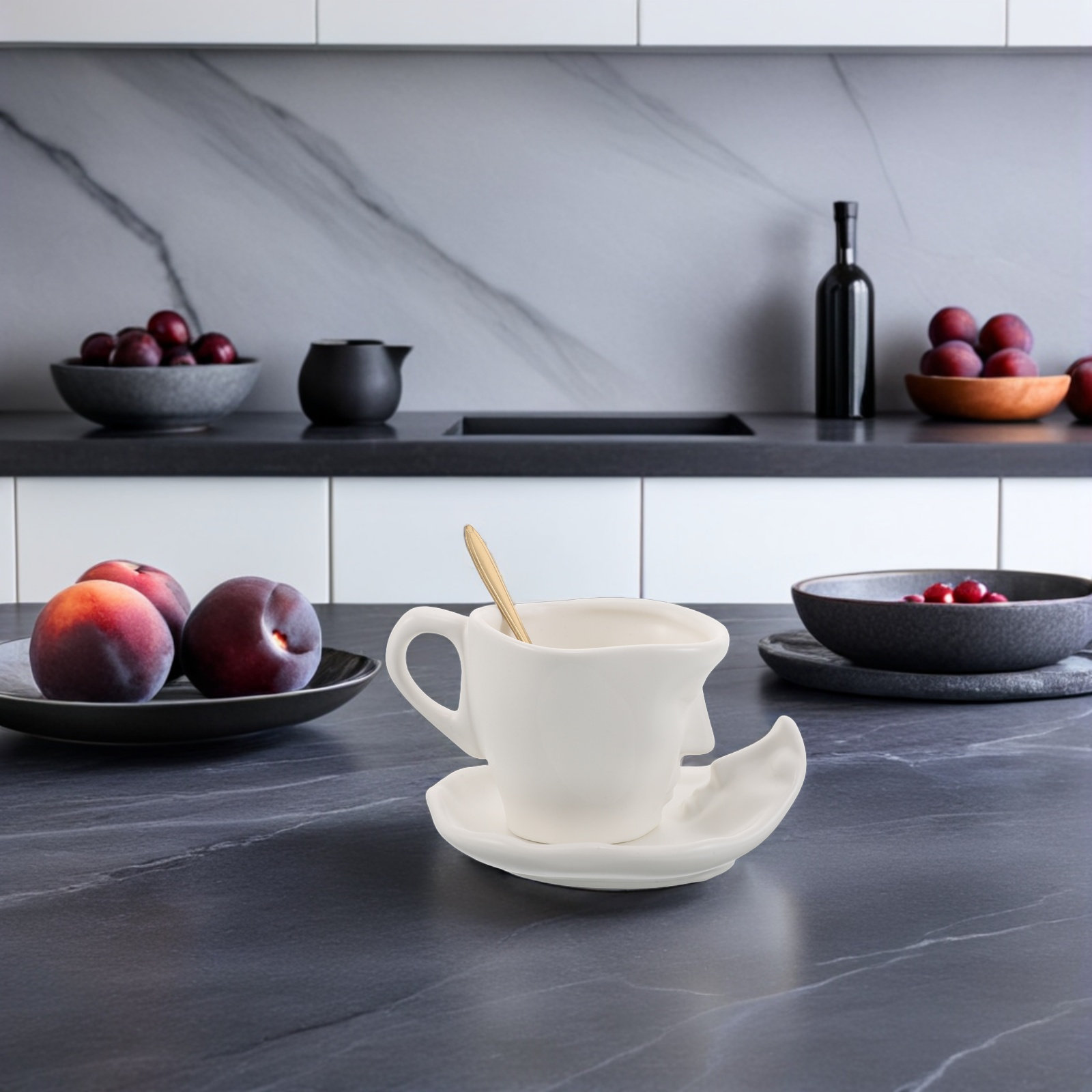 1Set Ceramic Kissing Coffee Cu - огляд і ціна Coffee Tea Set