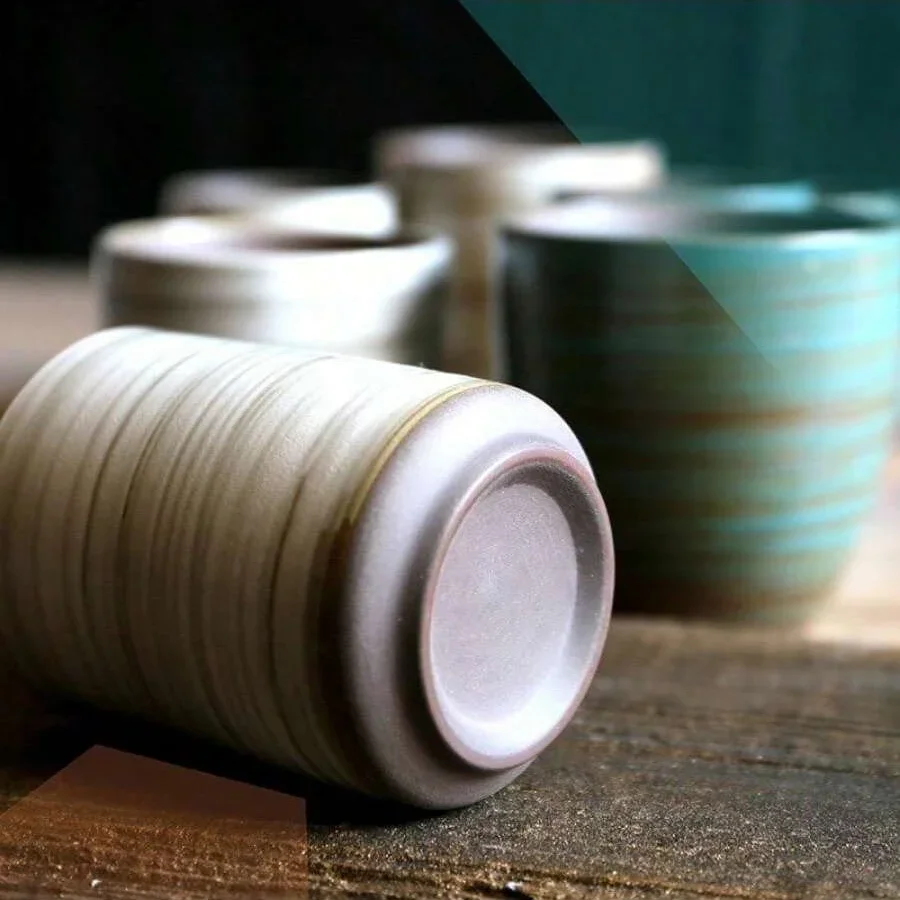Hand-Painted Crackle Glaze Sto - огляд і ціна Coffee Tea Flask