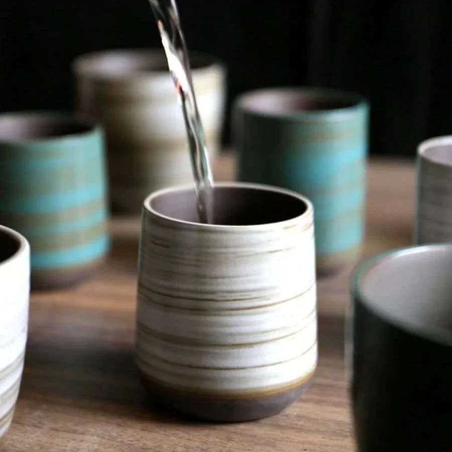 Hand-Painted Crackle Glaze Sto - огляд і ціна Coffee Tea Flask