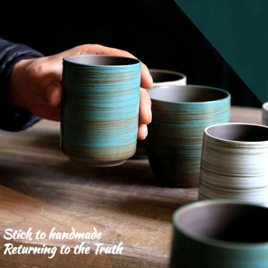 Hand-Painted Crackle Glaze Sto - огляд і ціна Coffee Tea Flask