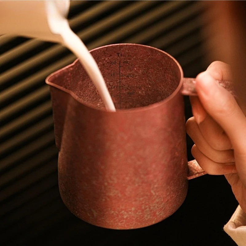 JUSTINLAU 600ml Pure Titanium  - огляд і ціна Barista Milk Jug