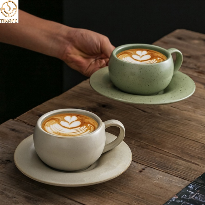 280ML Vintage Ceramic Coffee M - огляд і ціна Espresso Cup Saucer