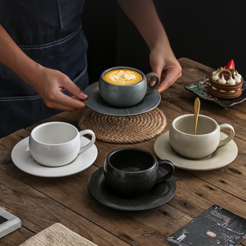 280ML Vintage Ceramic Coffee M - огляд і ціна Espresso Cup Saucer