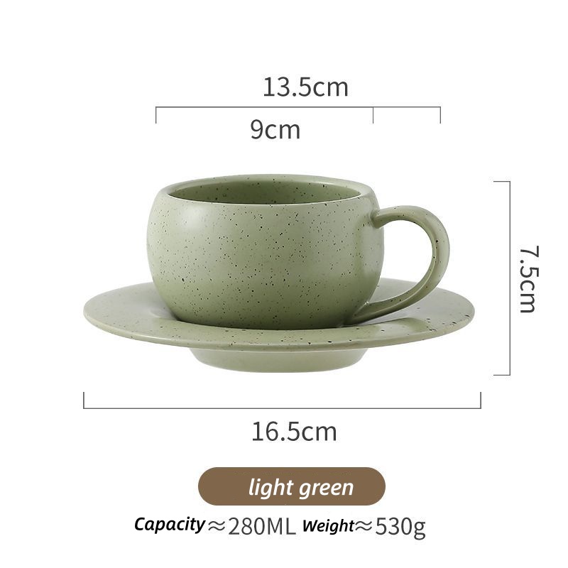 280ML Vintage Ceramic Coffee M - огляд і ціна Espresso Cup Saucer