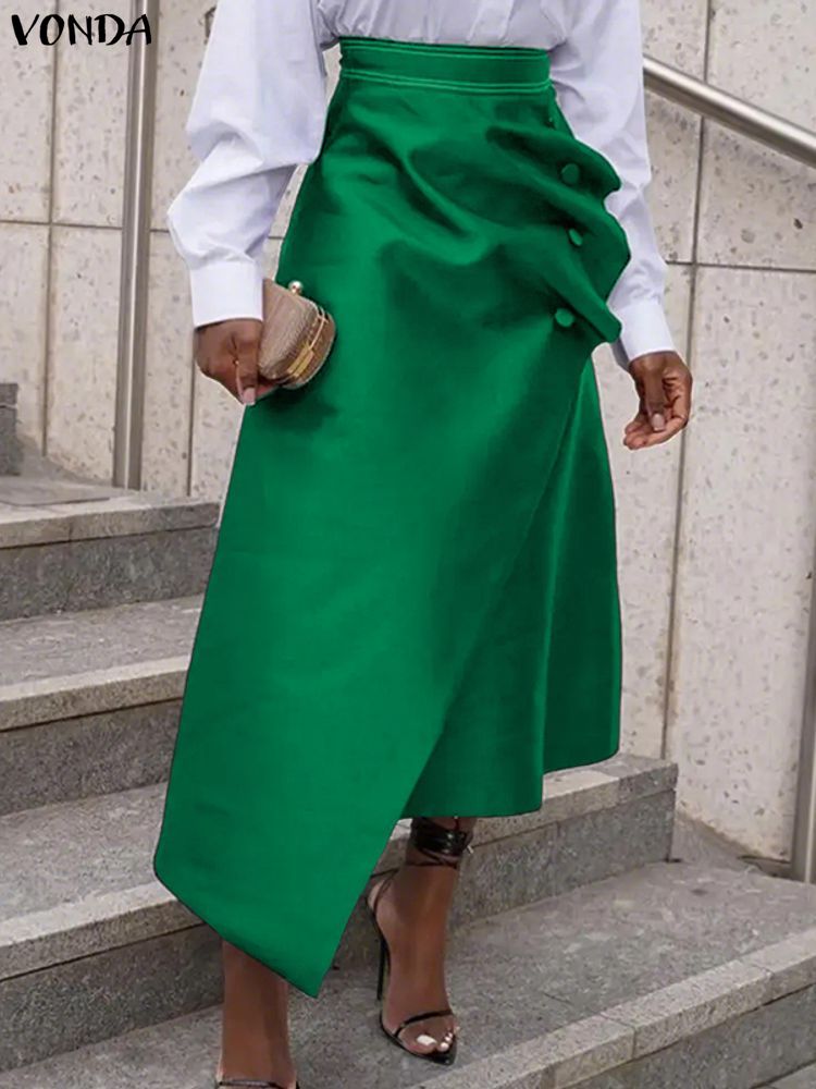Plus Size Satin Skirts VONDA E - огляд і ціна Coffee Plus Tea