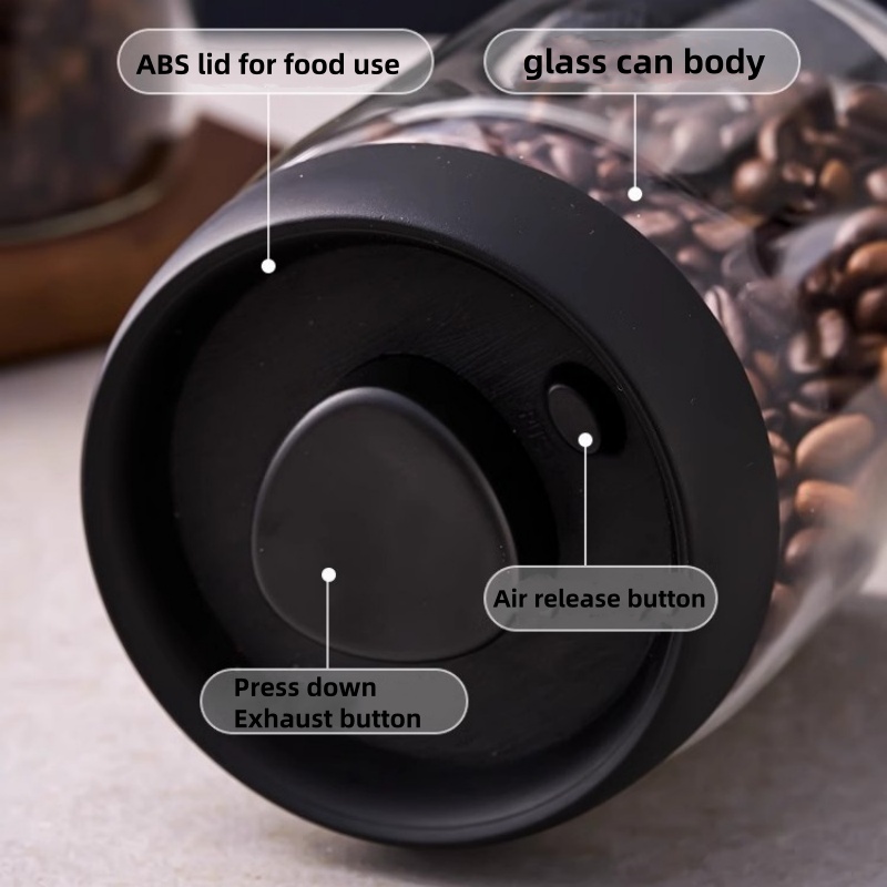 Multi Capacity Black Lid Coffe - огляд і ціна Coffee Tea Jars