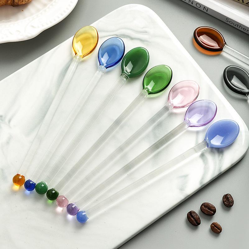 Colorful Transparent Long Hand - огляд і ціна Coffee Tea Mix