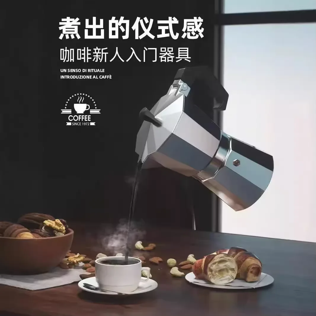 Coffee Maker Moka Pot 50ml-600 - огляд і ціна Coffee Tea Chocolate