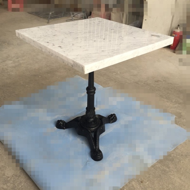 Round or square marble top met - огляд і ціна Coffee Tea Or