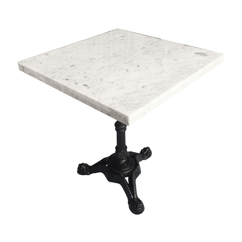Round or square marble top met - огляд і ціна Coffee Tea Or