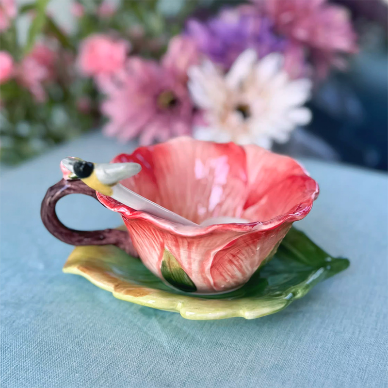Ceramic Flower Coffee Cup with - огляд і ціна Coffee Tea Or