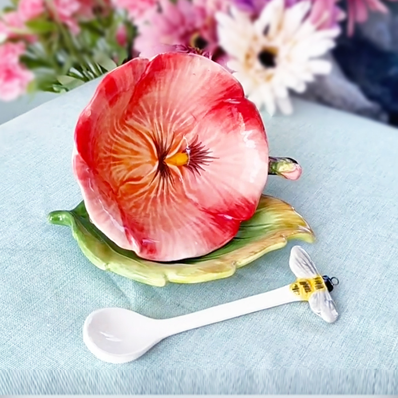 Ceramic Flower Coffee Cup with - огляд і ціна Coffee Tea Or