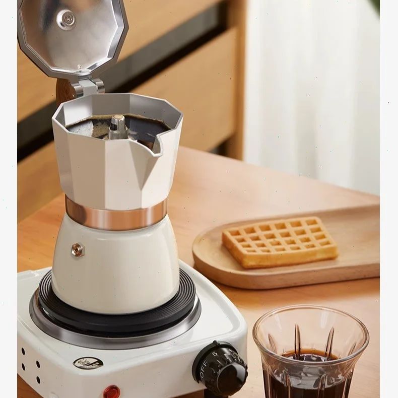 Round-bottomed Moka Pot Single - огляд і ціна Coffee Tea Chocolate